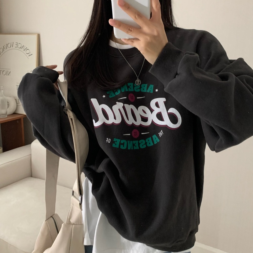 HELLO JINI東大門㊣實拍女裝新品時尚休閑推薦職業人氣衛衣HELLO JINI衛衣