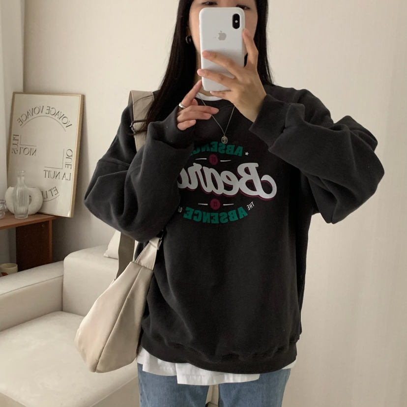 HELLO JINI東大門㊣實拍女裝新品時尚休閑推薦職業人氣衛衣HELLO JINI衛衣