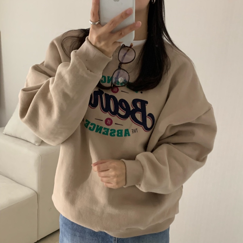 HELLO JINI東大門㊣實拍女裝新品時尚休閑推薦職業人氣衛衣HELLO JINI衛衣