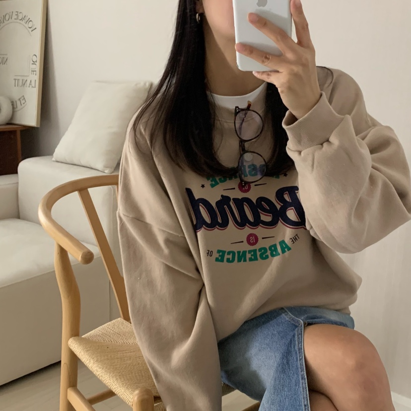 HELLO JINI東大門㊣實拍女裝新品時尚休閑推薦職業人氣衛衣HELLO JINI衛衣