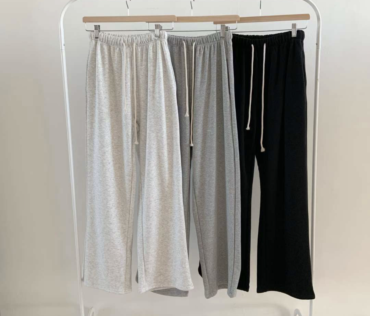 WOO SUNG東大門㊣代購女士新款時尚熱賣休閑休閑褲闊腿褲貂皮WOO SUNG休閑褲