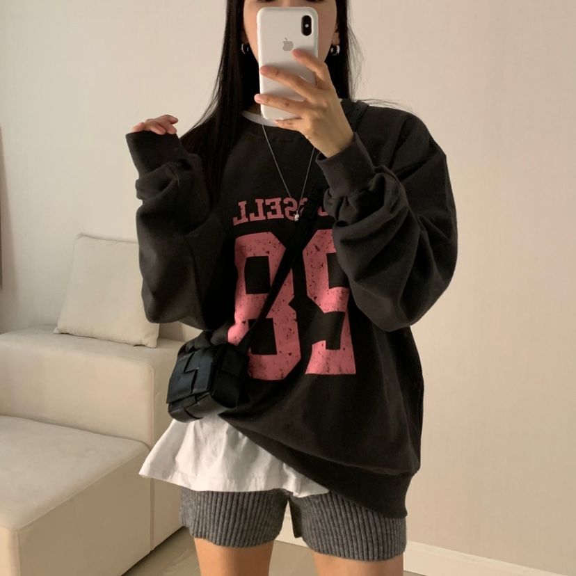 HELLO JINI東大門㊣代購女士新款職業時尚休閑推薦熱賣衛衣HELLO JINI衛衣