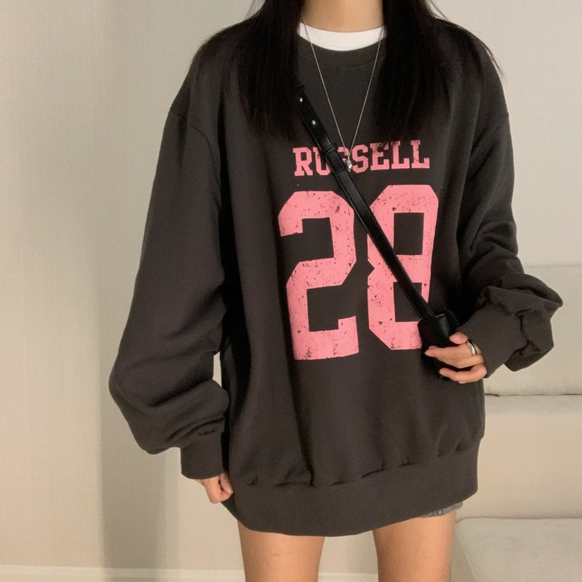 HELLO JINI東大門㊣代購女士新款職業時尚休閑推薦熱賣衛衣HELLO JINI衛衣圖色1