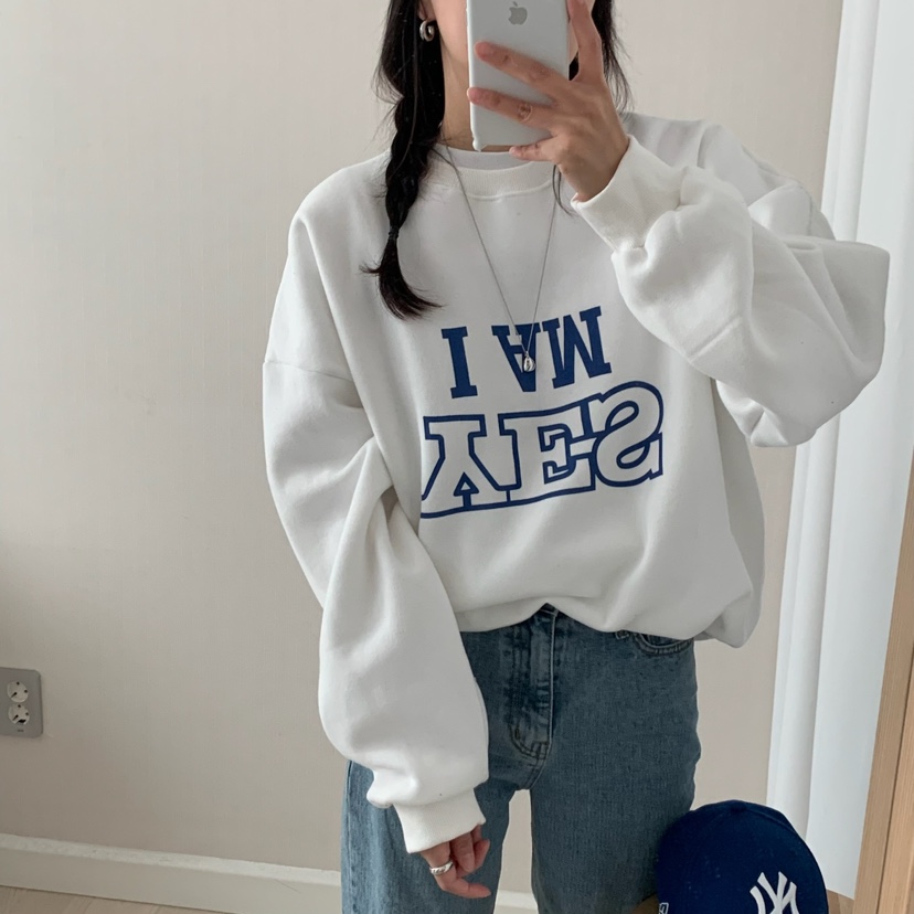 HELLO JINI東大門㊣實拍女裝新品人氣熱賣職業25秋冬休閑衛衣HELLO JINI衛衣