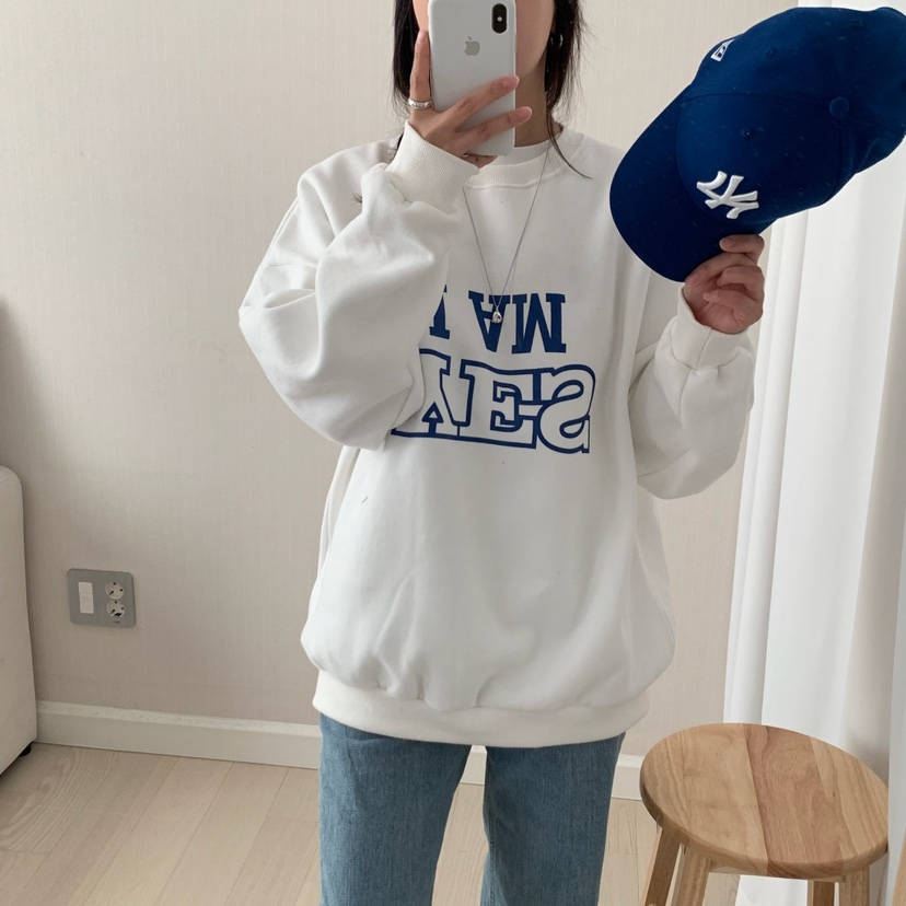 HELLO JINI東大門㊣實拍女裝新品人氣熱賣職業25秋冬休閑衛衣HELLO JINI衛衣