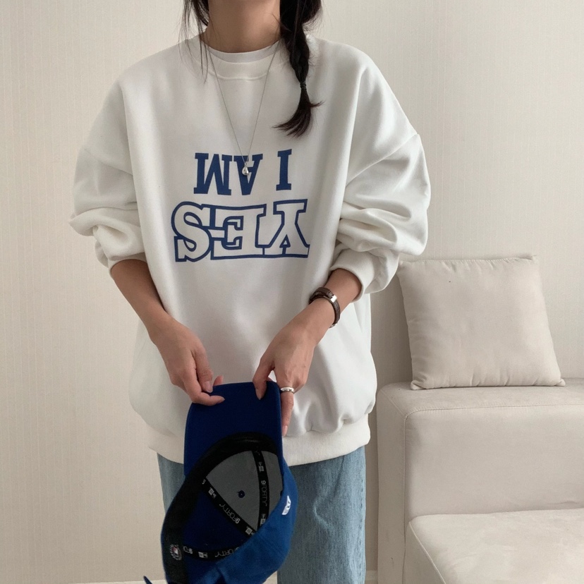 HELLO JINI東大門㊣實拍女裝新品人氣熱賣職業25秋冬休閑衛衣HELLO JINI衛衣