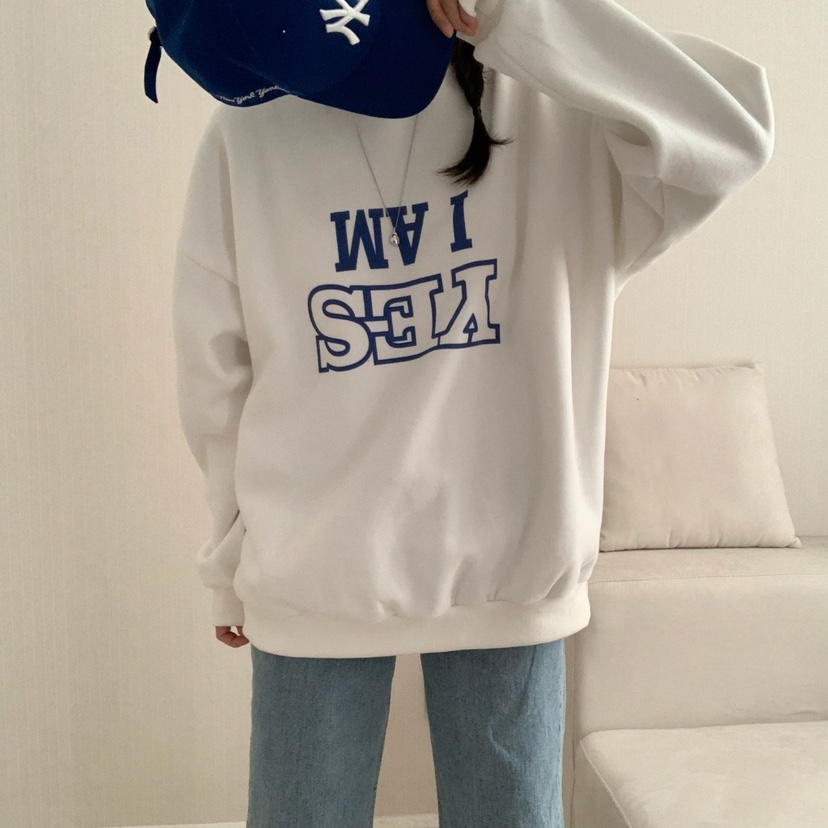 HELLO JINI東大門㊣實拍女裝新品人氣熱賣職業25秋冬休閑衛衣HELLO JINI衛衣