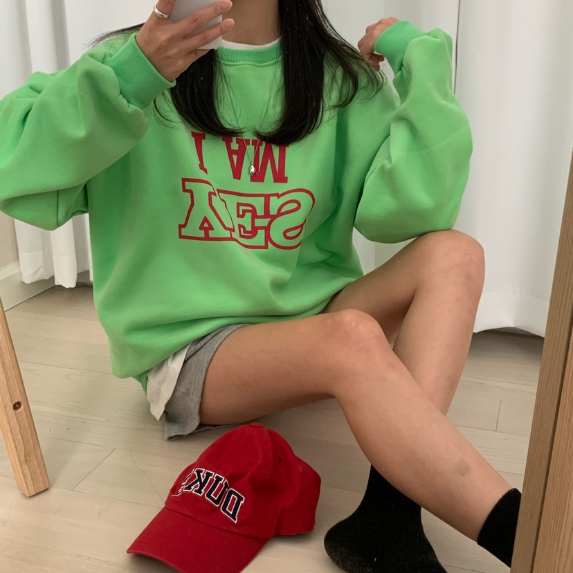 HELLO JINI東大門㊣實拍女裝新品人氣熱賣職業25秋冬休閑衛衣HELLO JINI衛衣