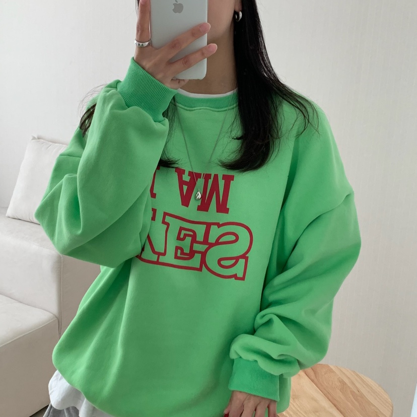 HELLO JINI東大門㊣實拍女裝新品人氣熱賣職業25秋冬休閑衛衣HELLO JINI衛衣