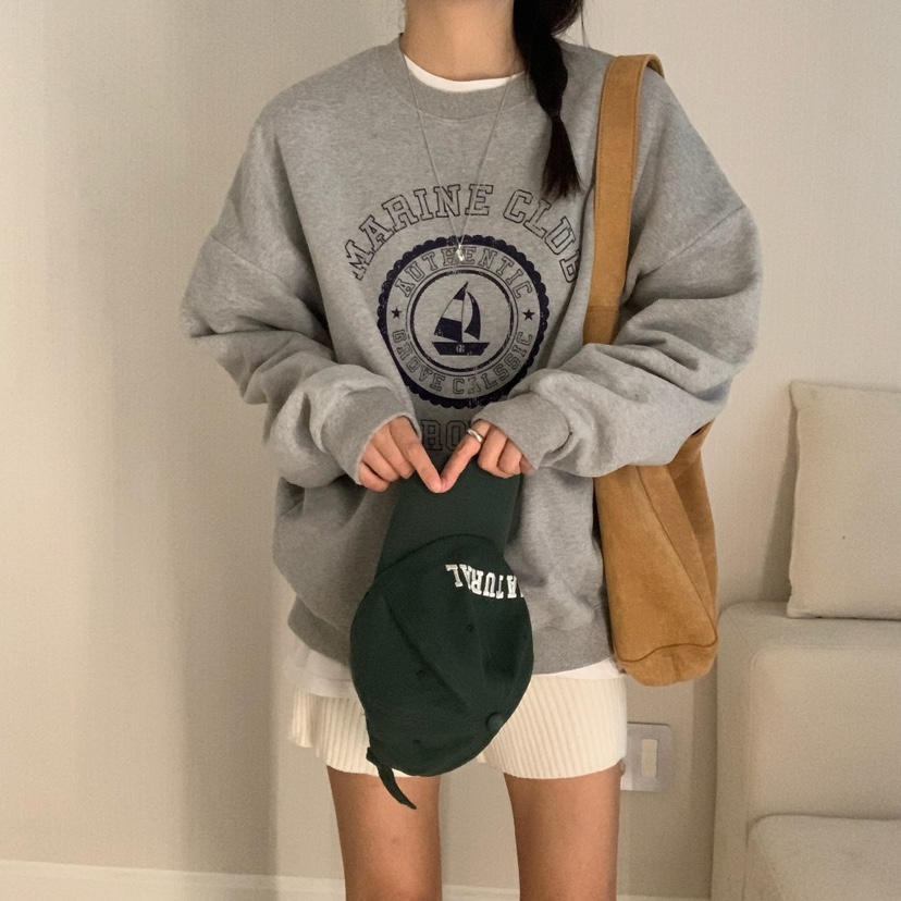 HELLO JINI東大門㊣直郵女士新品人氣熱賣職業25秋冬推薦衛衣HELLO JINI衛衣