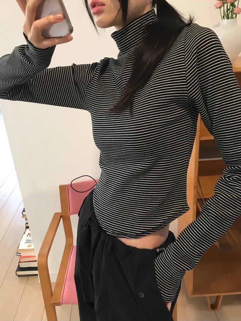 ME MO韓國直郵㊣女裝新品推薦時尚人氣職業25秋冬休閑長袖T恤ME MO長袖T恤