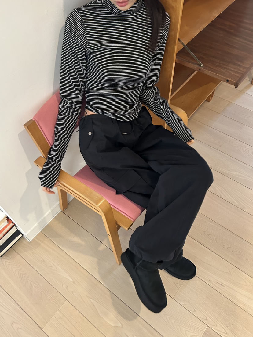 ME MO韓國直郵㊣女裝新品推薦時尚人氣職業25秋冬休閑長袖T恤ME MO長袖T恤