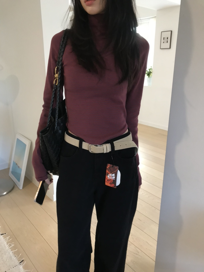 ME MO韓國直郵㊣女裝新品推薦時尚人氣職業25秋冬休閑長袖T恤ME MO長袖T恤