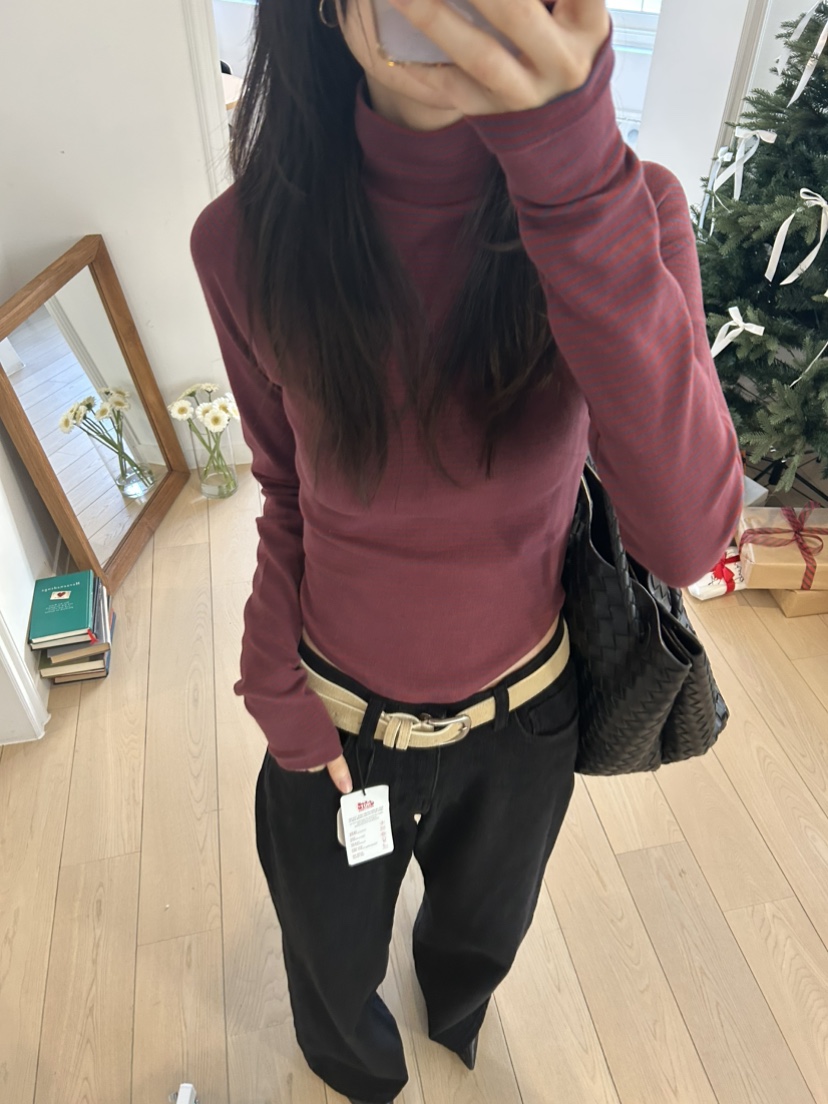 ME MO韓國直郵㊣女裝新品推薦時尚人氣職業25秋冬休閑長袖T恤ME MO長袖T恤