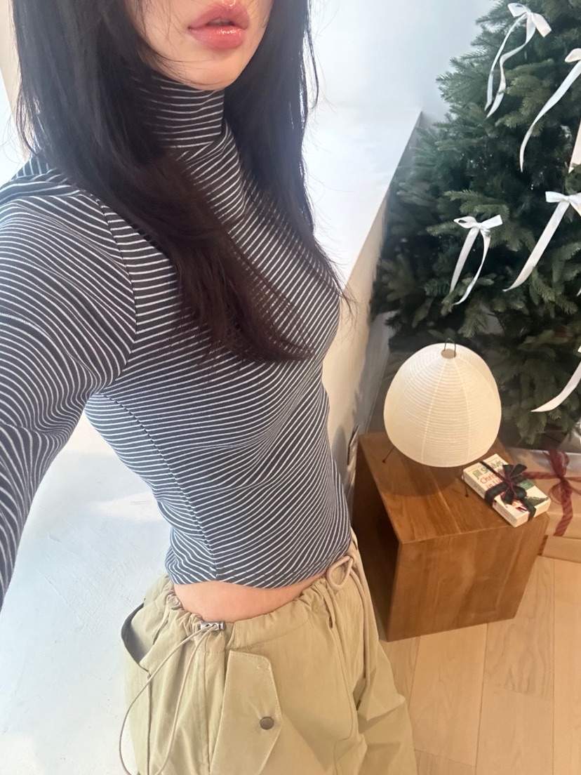 ME MO韓國直郵㊣女裝新品推薦時尚人氣職業25秋冬休閑長袖T恤ME MO長袖T恤