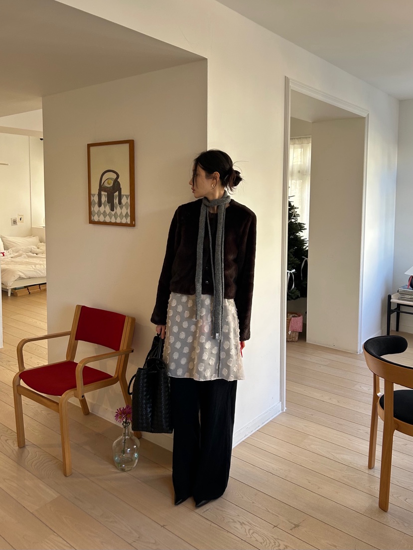 ME MO東大門㊣實拍女士新款休閑推薦時尚熱賣短款大衣皮草ME MO短款大衣