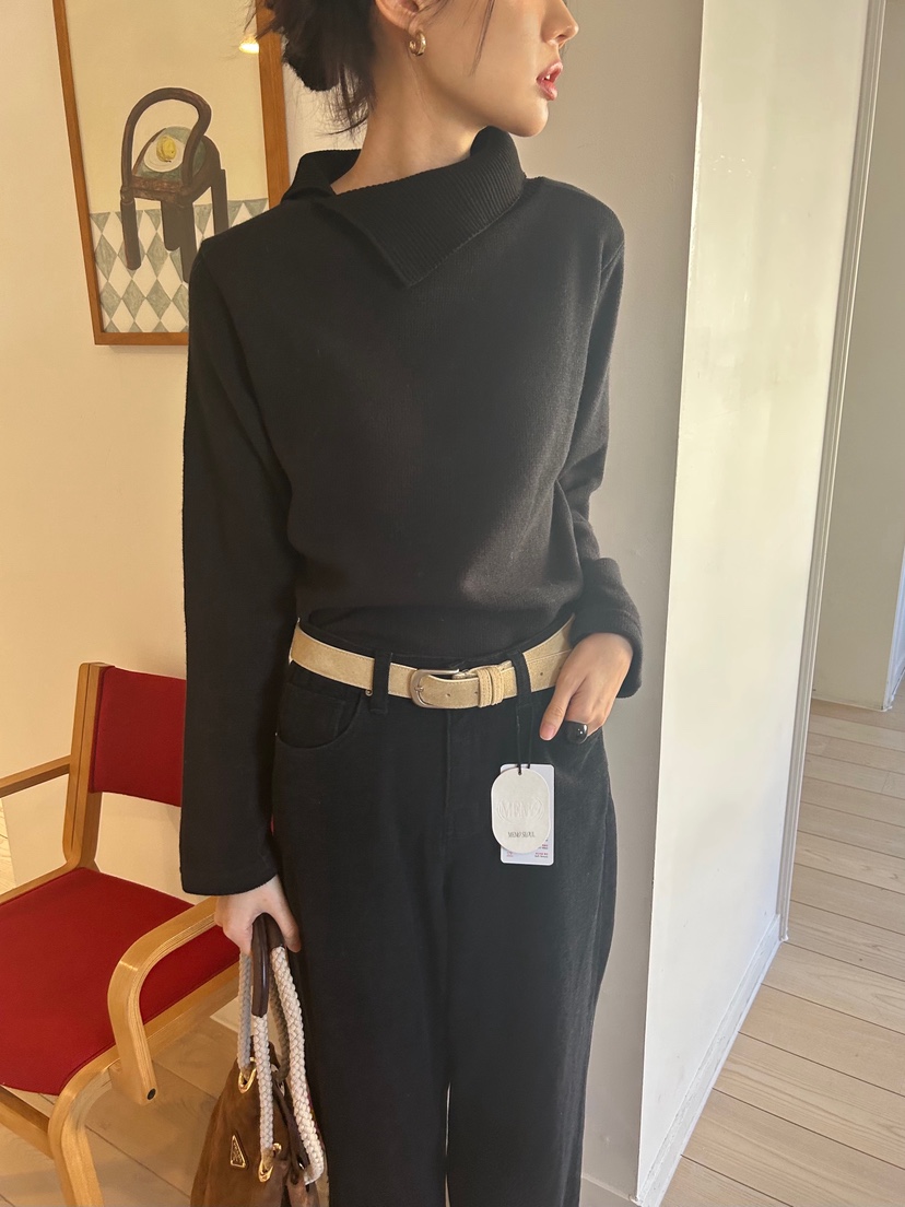 ME MO東大門㊣代購女士新品休閑職業時尚熱賣25秋冬針織衫ME MO針織衫