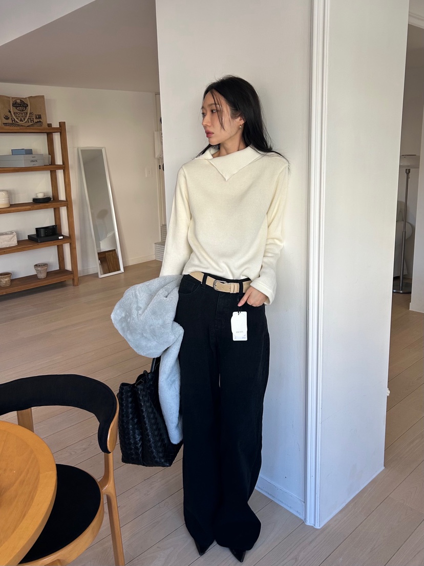 ME MO東大門㊣代購女士新品休閑職業時尚熱賣25秋冬針織衫ME MO針織衫