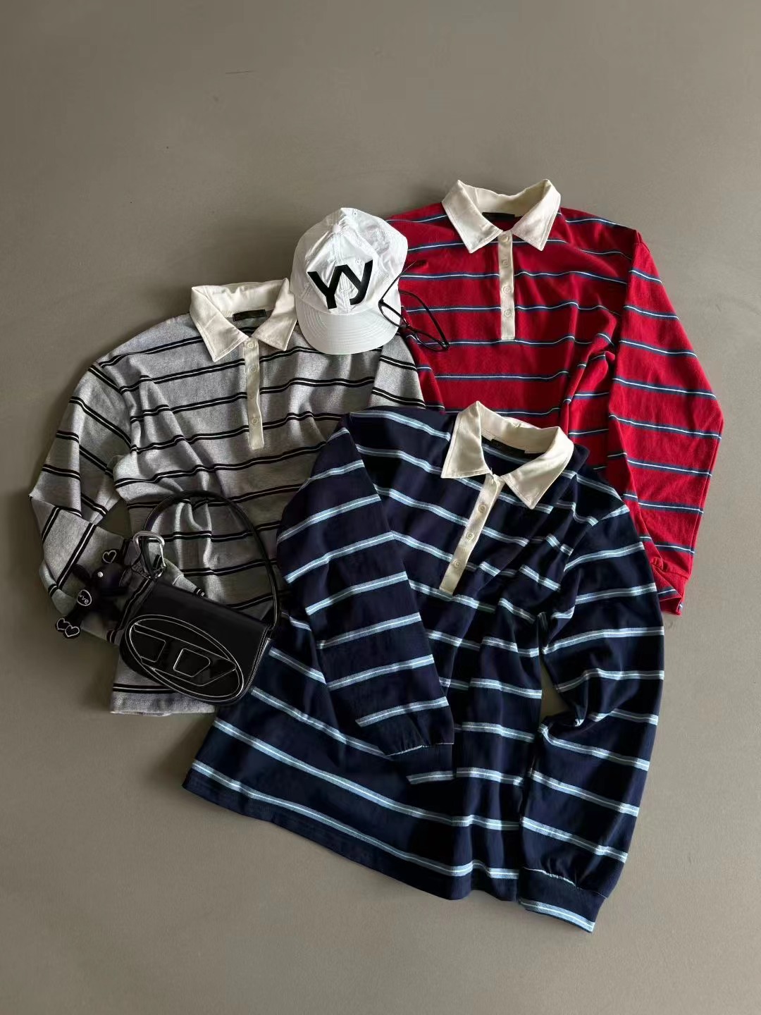 MINICLOSET韓國直郵㊣女士新款人氣熱賣推薦職業長袖T恤打折MINICLOSET長袖T恤