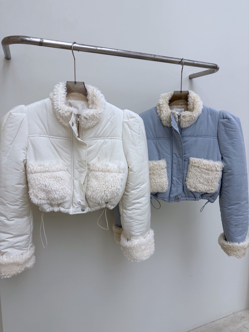 AB韓國代購㊣女士新款時尚職業休閑25秋冬推薦熱賣短款棉服AB短款棉服