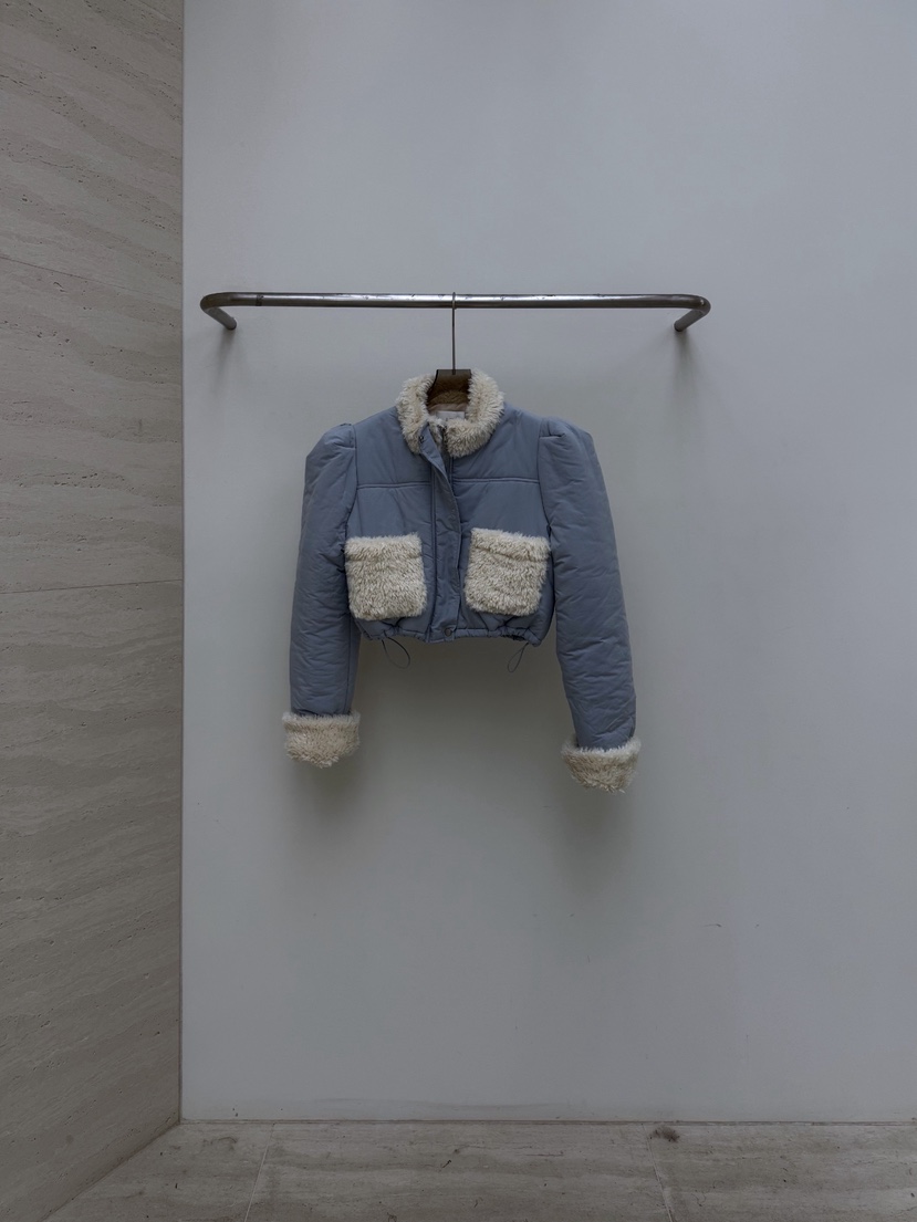 AB韓國代購㊣女士新款時尚職業休閑25秋冬推薦熱賣短款棉服AB短款棉服圖色2