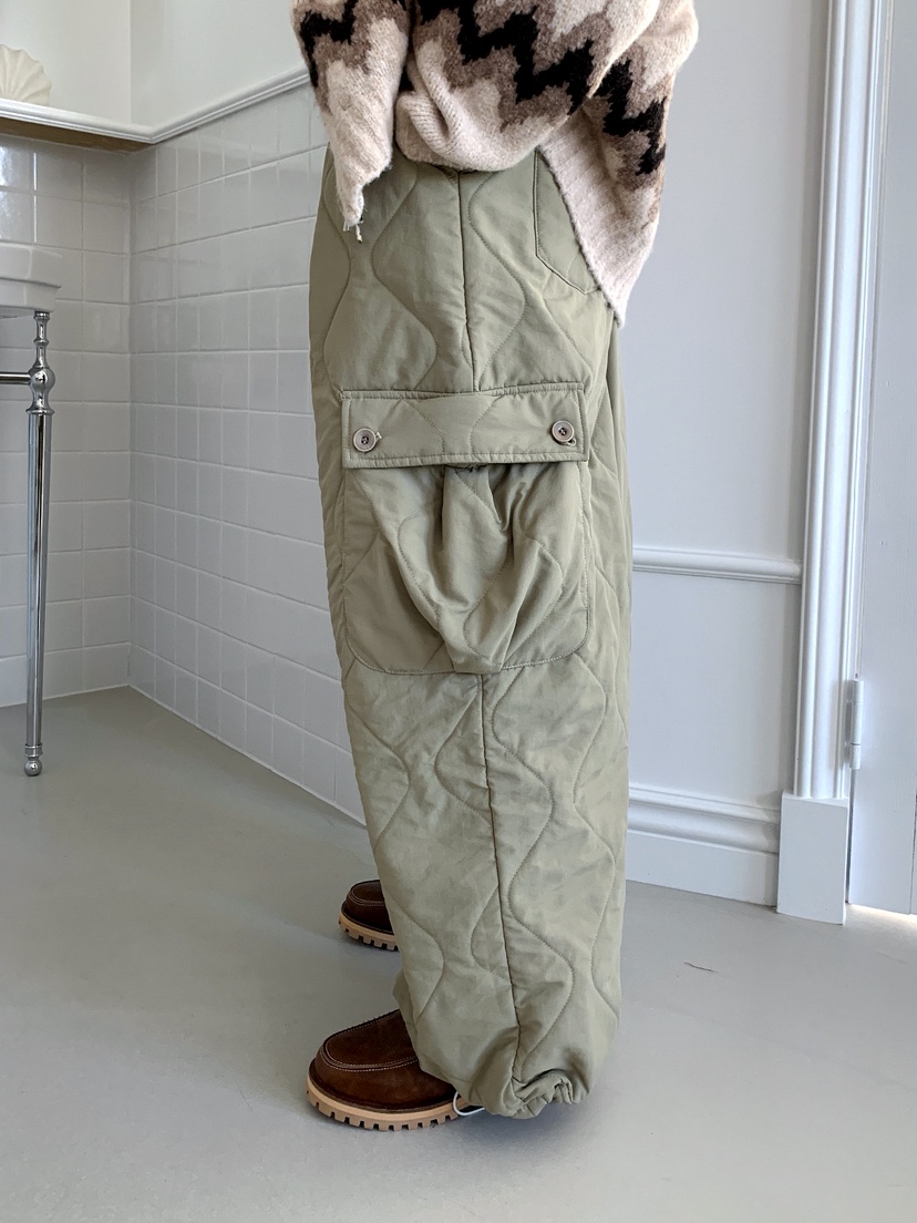 OURWAVE/OUR ROOM東大門㊣實拍女士新款推薦休閑褲工裝褲絎縫Our Wave/Our Room休閑褲