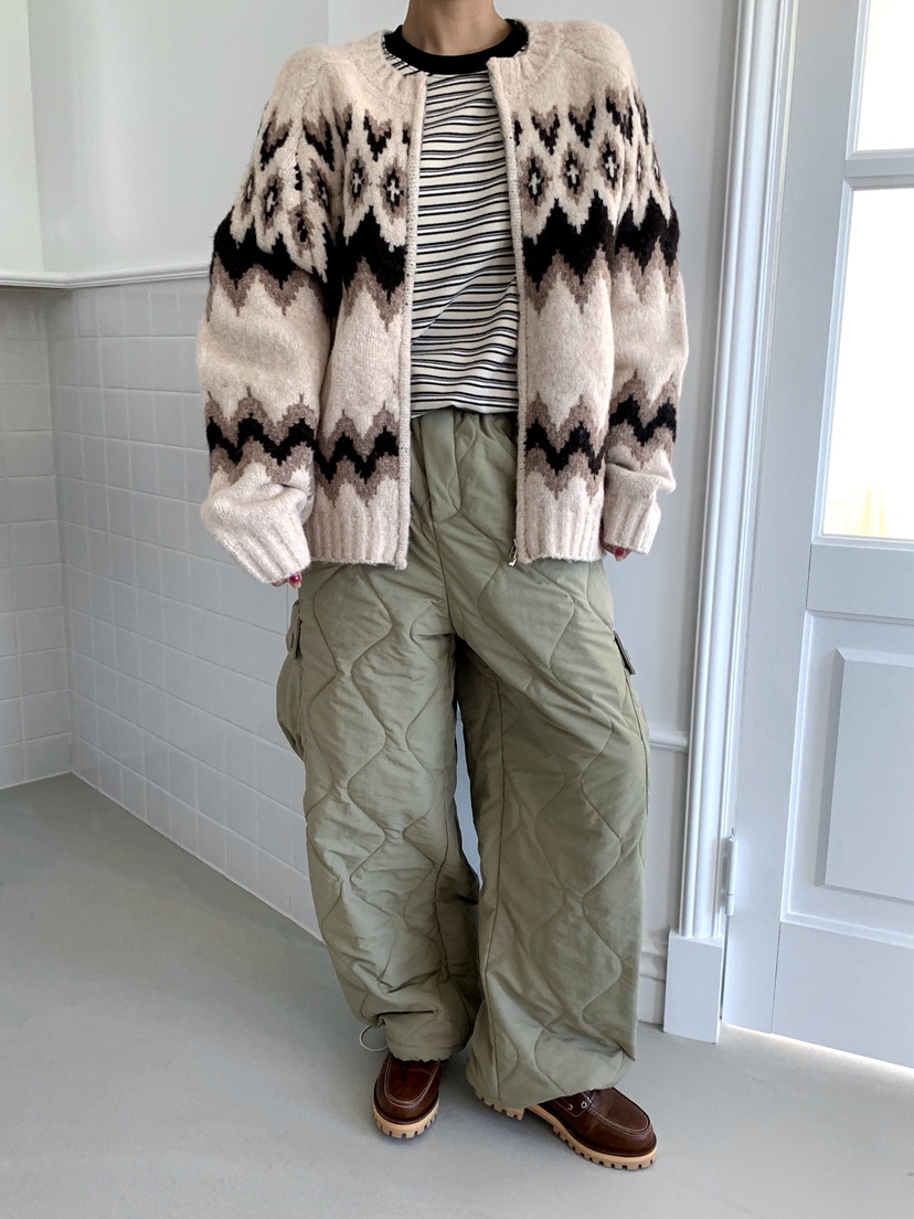 OURWAVE/OUR ROOM東大門㊣實拍女士新款推薦休閑褲工裝褲絎縫Our Wave/Our Room休閑褲