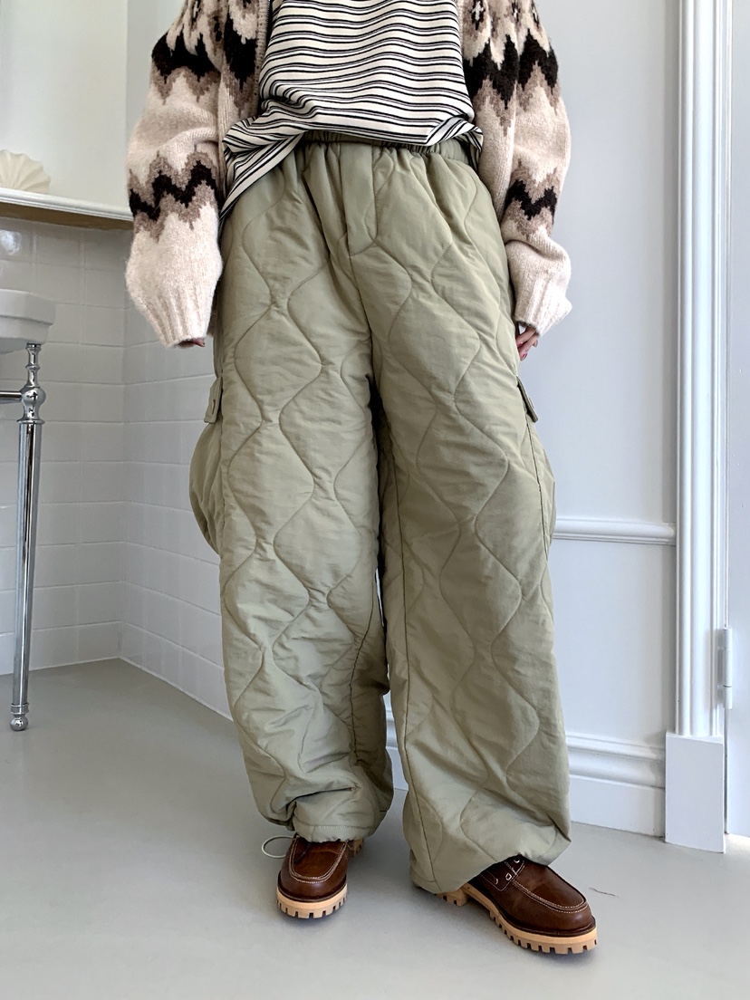 OURWAVE/OUR ROOM東大門㊣實拍女士新款推薦休閑褲工裝褲絎縫Our Wave/Our Room休閑褲