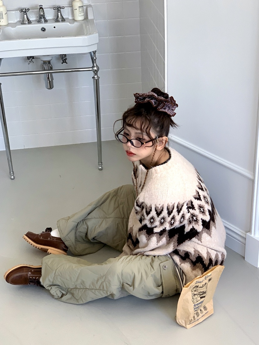 OURWAVE/OUR ROOM東大門㊣實拍女士新款推薦休閑褲工裝褲絎縫Our Wave/Our Room休閑褲