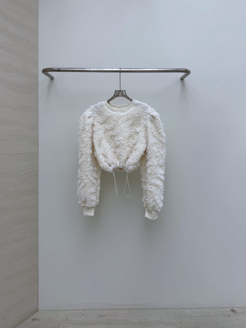 AB東大門㊣直郵女裝新品25秋冬職業時尚熱賣人氣衛衣皮草褶皺AB衛衣圖色1