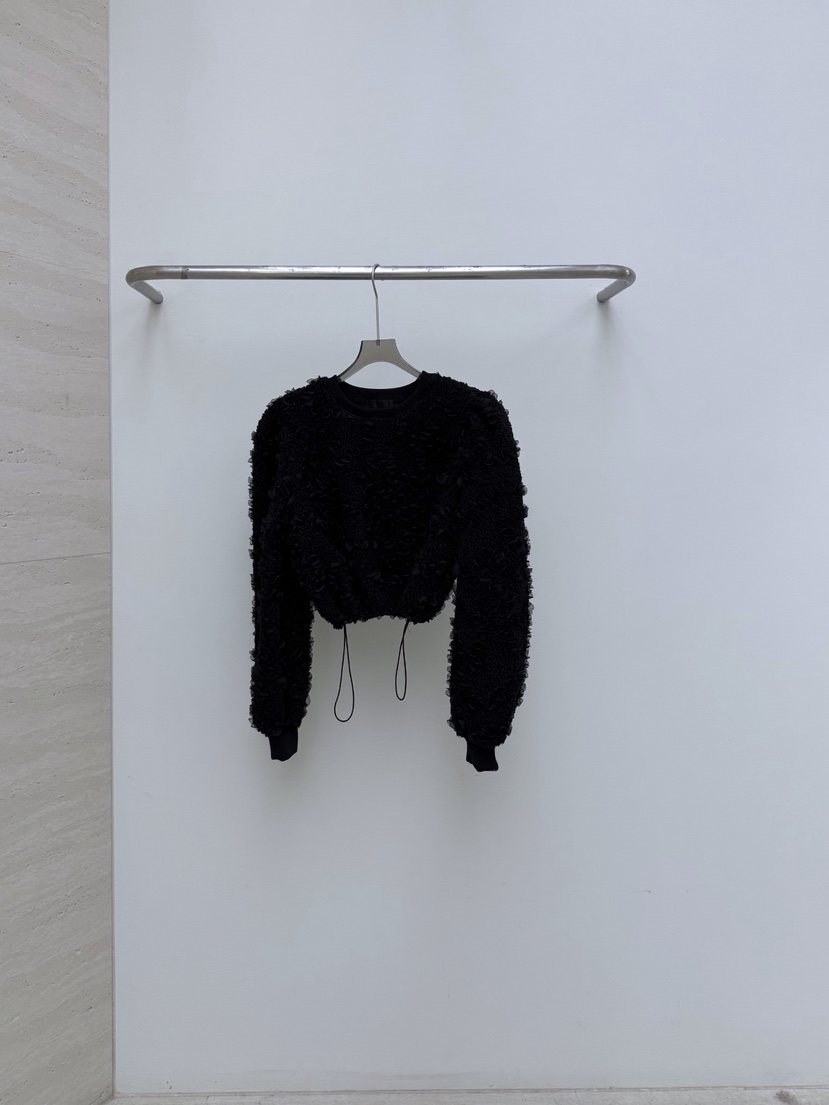 AB東大門㊣直郵女裝新品25秋冬職業時尚熱賣人氣衛衣皮草褶皺AB衛衣圖色2