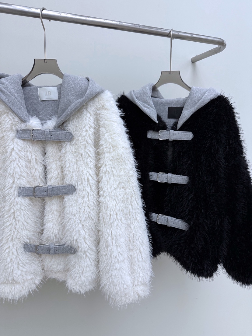 AB東大門㊣實拍女裝新品推薦時尚職業熱賣人氣休閑夾克連帽AB夾克