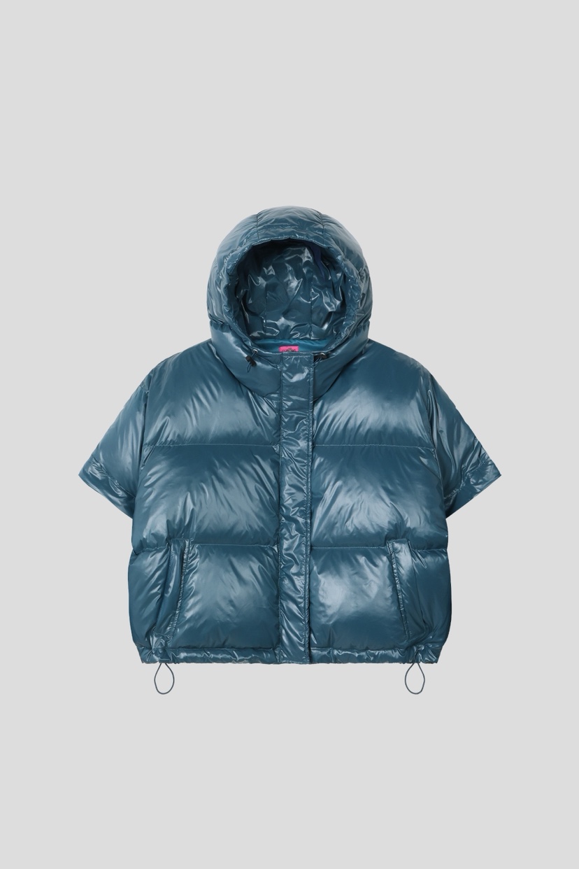 OURWAVE/OUR ROOM韓國代購㊣女士新款25秋冬短款羽絨服羽絨袖子可拆卸填充Our Wave/Our Room短款羽絨服