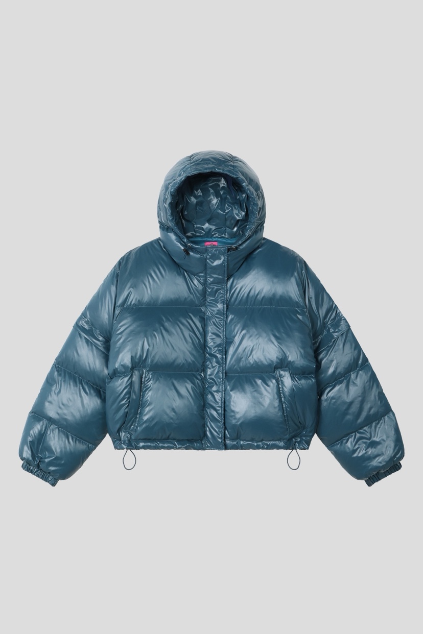 OURWAVE/OUR ROOM韓國代購㊣女士新款25秋冬短款羽絨服羽絨袖子可拆卸填充Our Wave/Our Room短款羽絨服圖色2