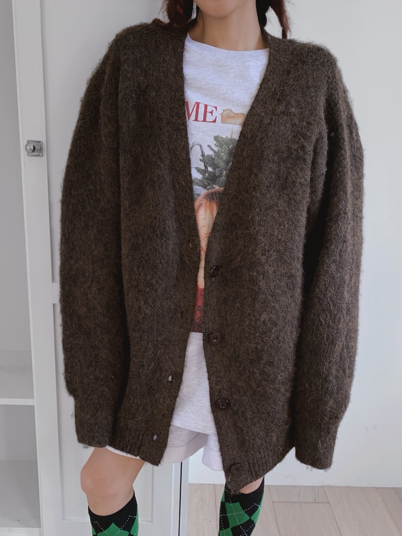 OURWAVE/OUR ROOM韓國代購㊣女士新品時尚針織衫羊毛開衫Our Wave/Our Room針織衫