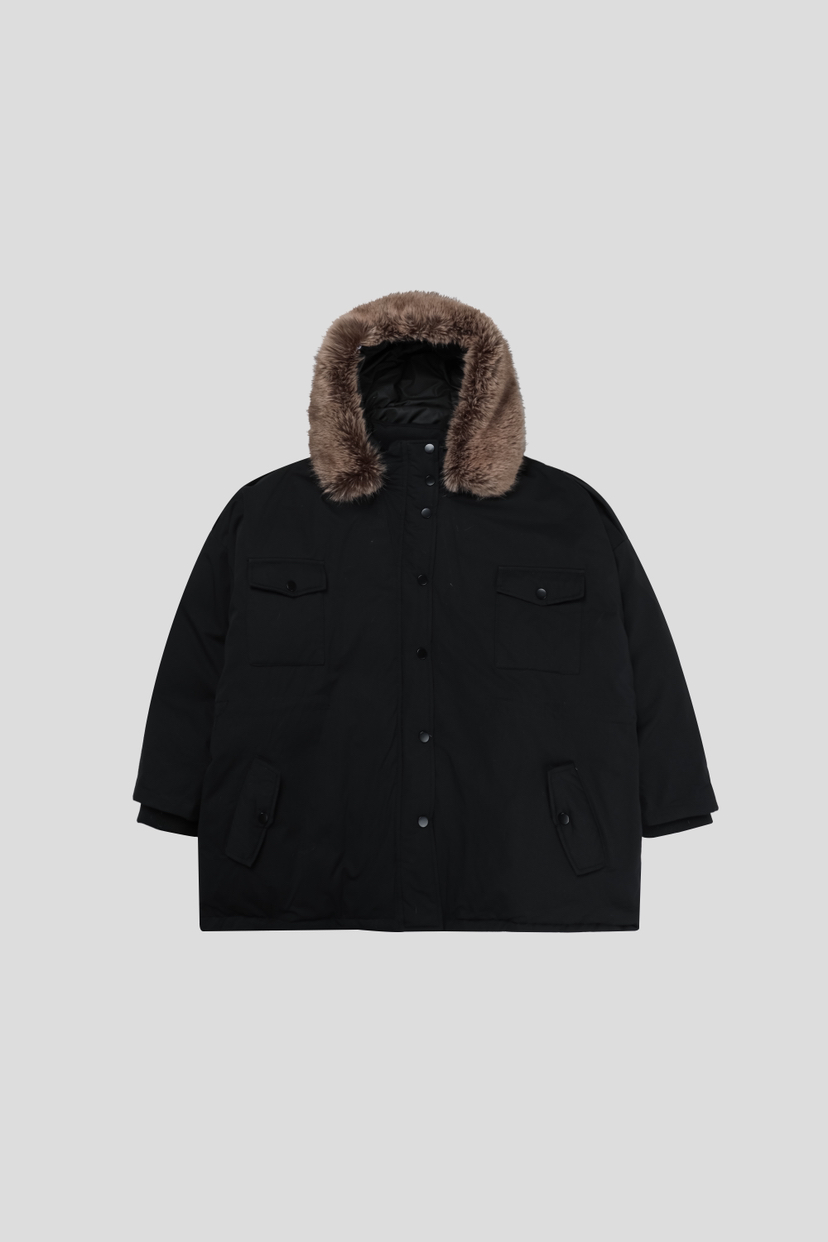 OURWAVE/OUR ROOM東大門㊣實拍女士新品人氣長款羽絨服浣熊Our Wave/Our Room長款羽絨服圖色2