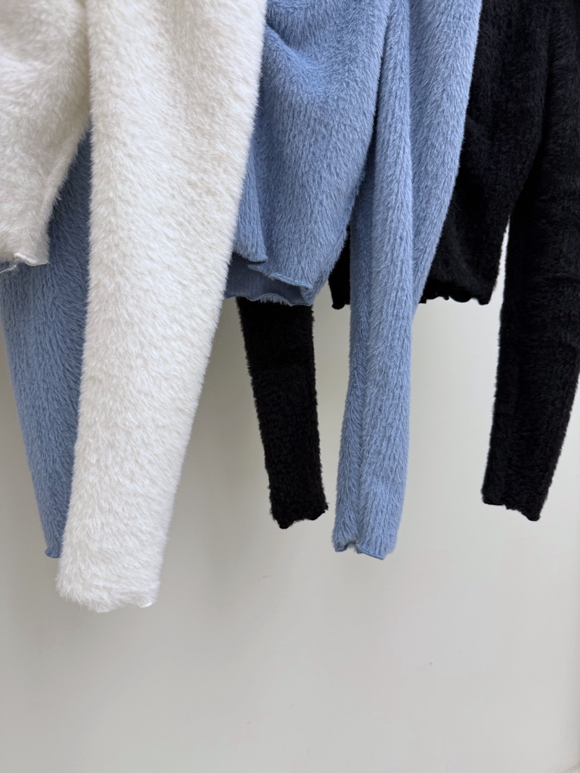 AB東大門㊣實拍女裝新款職業時尚熱賣休閑25秋冬針織衫貂皮AB針織衫