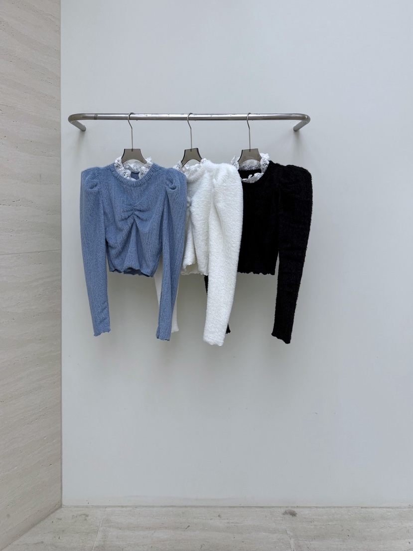 AB東大門㊣實拍女裝新款職業時尚熱賣休閑25秋冬針織衫貂皮AB針織衫