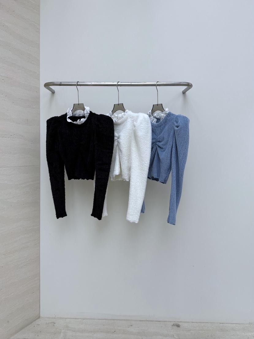 AB東大門㊣實拍女裝新款職業時尚熱賣休閑25秋冬針織衫貂皮AB針織衫