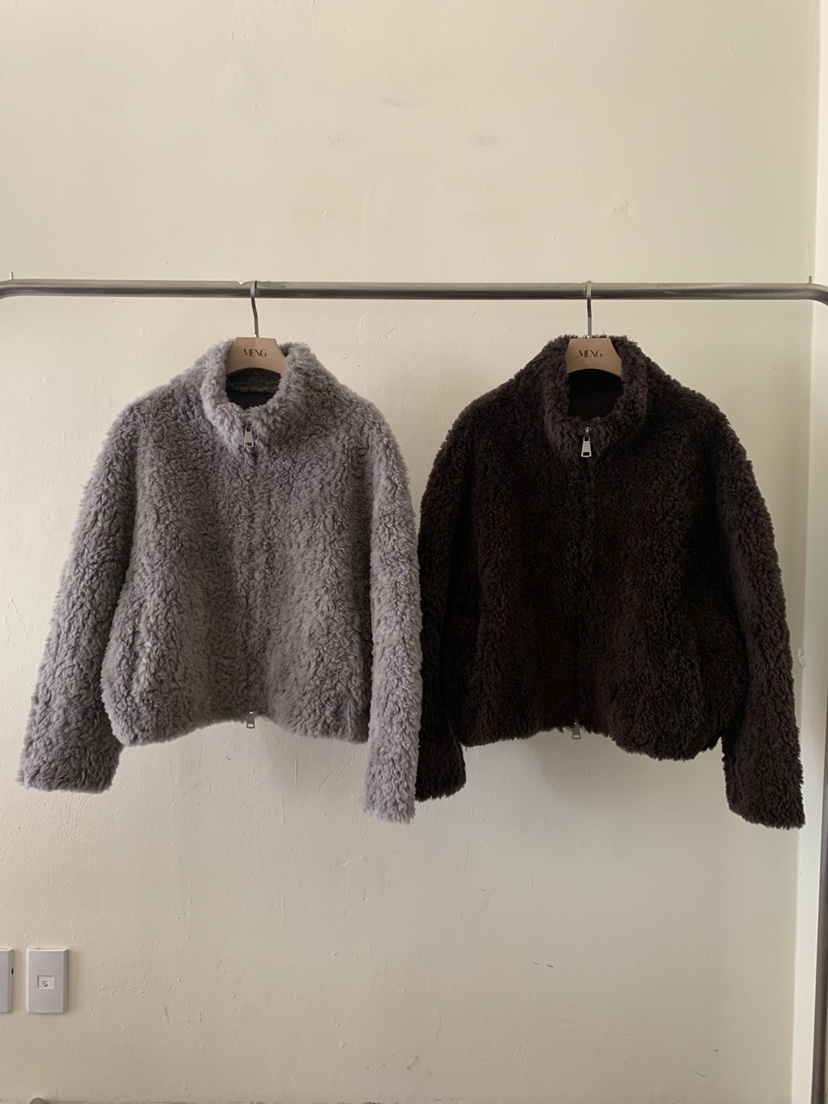 MENG東大門㊣實拍女裝新款休閑25秋冬推薦人氣時尚短款大衣MENG短款大衣