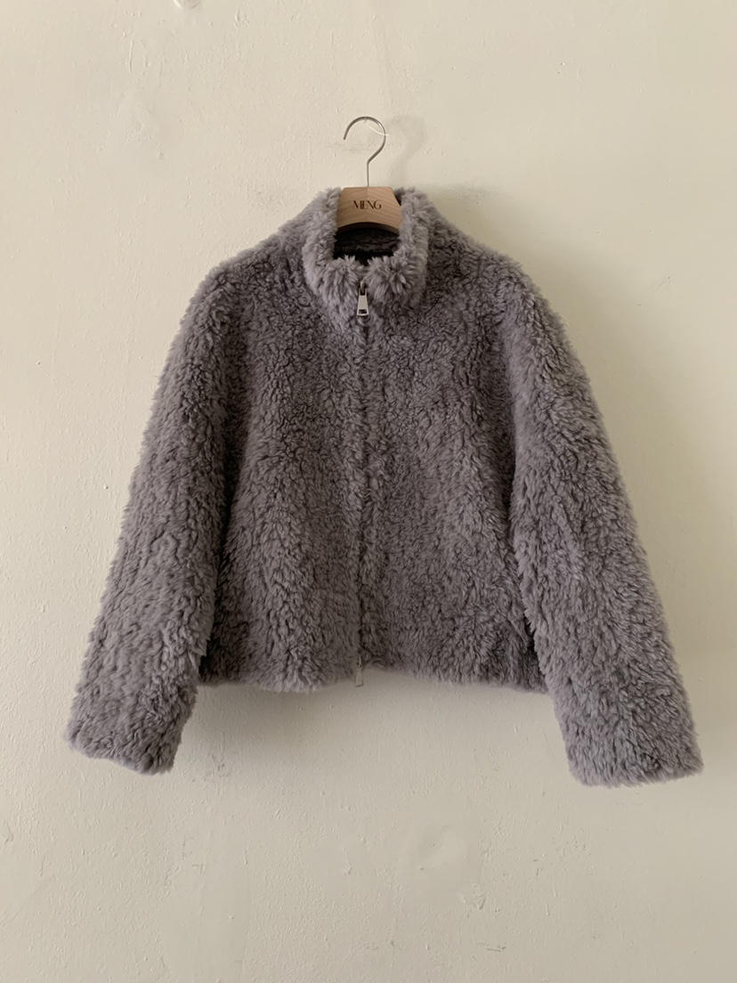 MENG東大門㊣實拍女裝新款休閑25秋冬推薦人氣時尚短款大衣MENG短款大衣圖色2