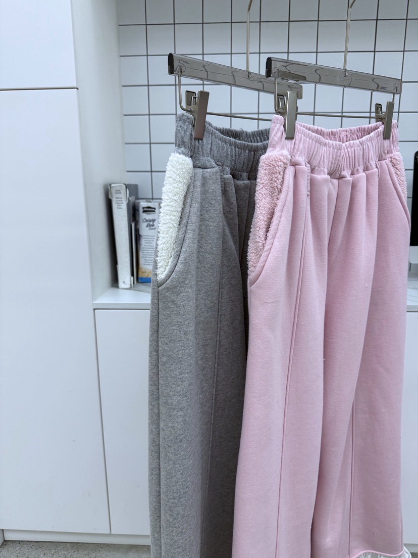 AB東大門㊣實拍女裝新品人氣推薦休閑熱賣休閑褲皮褲柔軟貂皮AB休閑褲