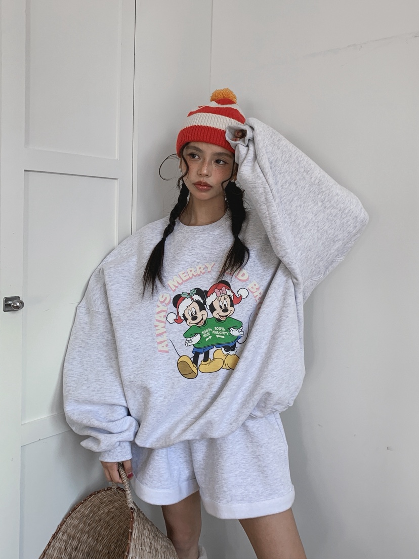 OURWAVE/OUR ROOM東大門㊣直郵女士新品職業時尚衛衣加絨Our Wave/Our Room衛衣