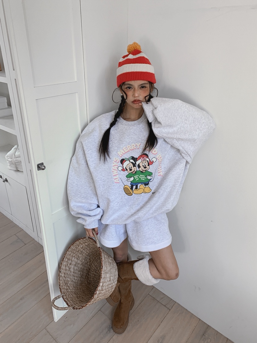 OURWAVE/OUR ROOM東大門㊣直郵女士新品職業時尚衛衣加絨Our Wave/Our Room衛衣