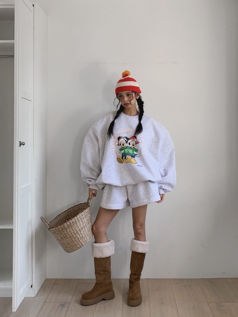 OURWAVE/OUR ROOM東大門㊣直郵女士新品職業時尚衛衣加絨Our Wave/Our Room衛衣