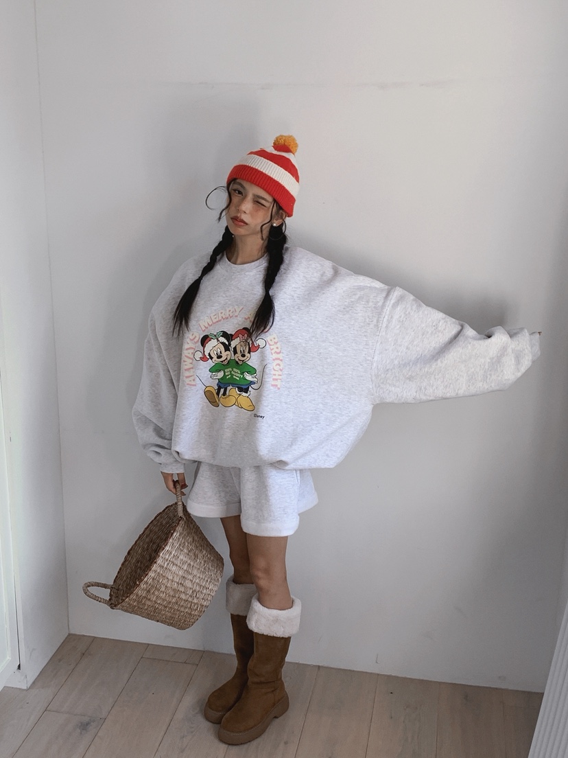 OURWAVE/OUR ROOM東大門㊣直郵女士新品職業時尚衛衣加絨Our Wave/Our Room衛衣