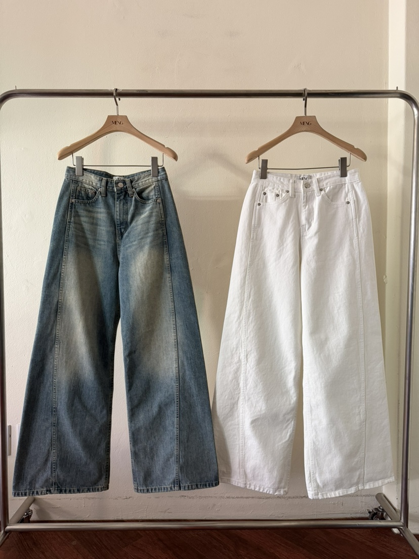 MENG東大門㊣直郵女裝新款休閑熱賣25秋冬人氣職業時尚牛仔褲MENG牛仔褲