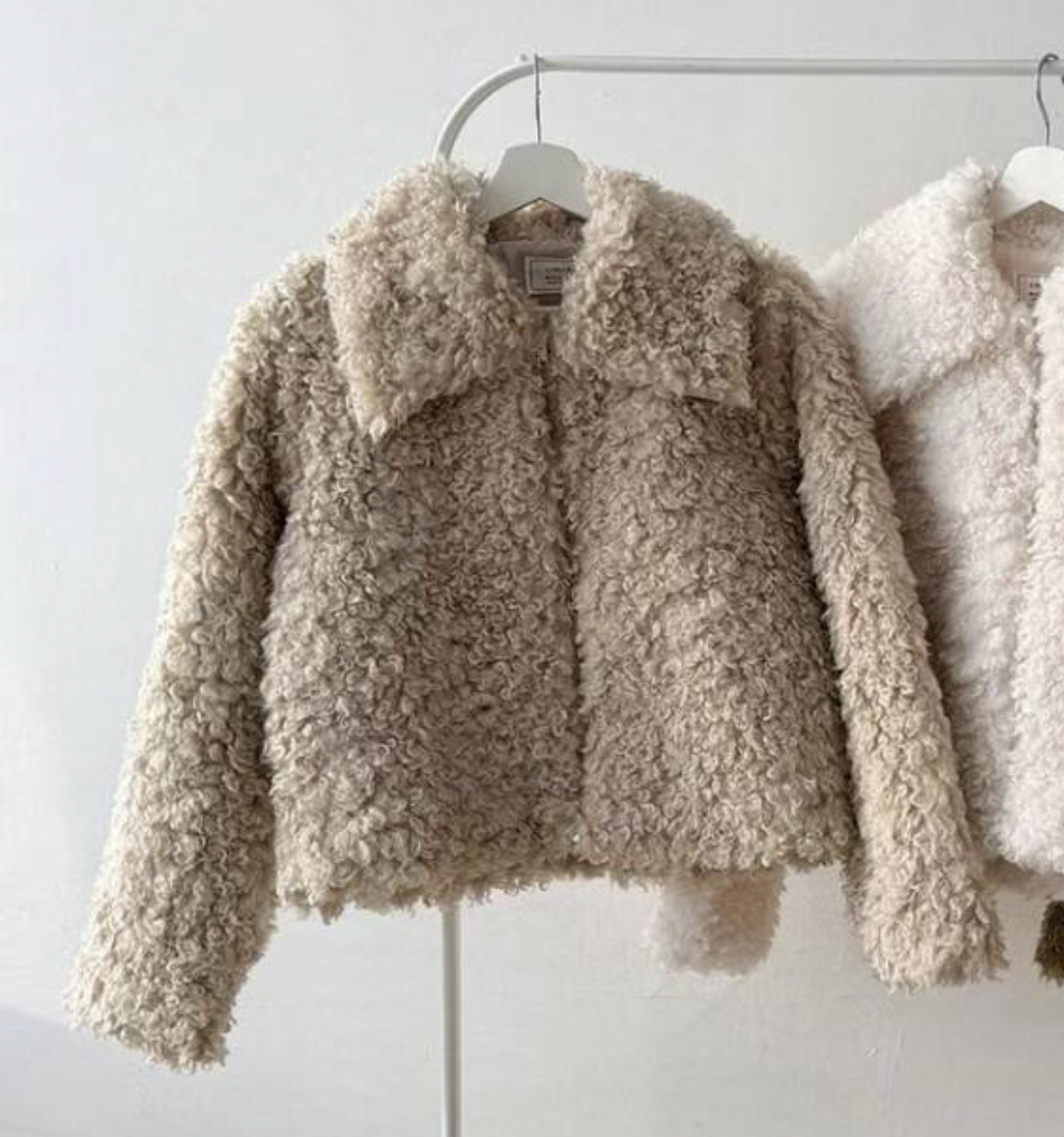 CIRCLE-써클-T韓國代購㊣女裝新品人氣推薦25秋冬短款大衣拉鏈CIRCLE短款大衣圖色1