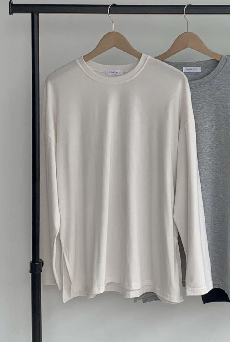 WOO SUNG東大門㊣實拍女士新品時尚推薦休閑真品25秋冬長袖T恤WOO SUNG長袖T恤圖色1