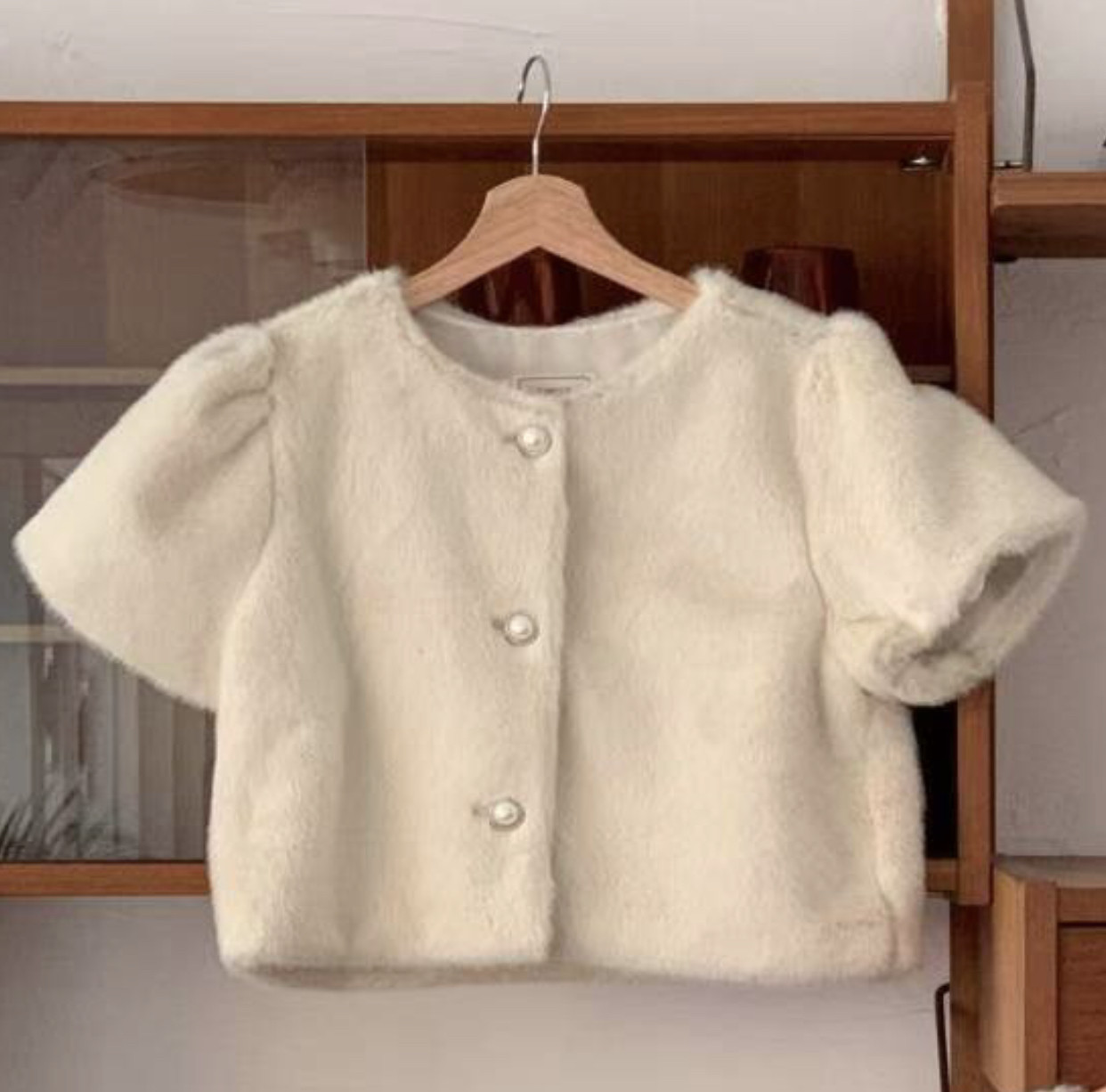 CIRCLE-써클-T東大門㊣直郵女裝新款熱賣針織衫不含內搭貂皮褶皺CIRCLE針織衫圖色2